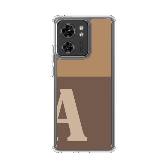 スリムプロテクションケース［ オリジナル - initial two tone - A brown ］