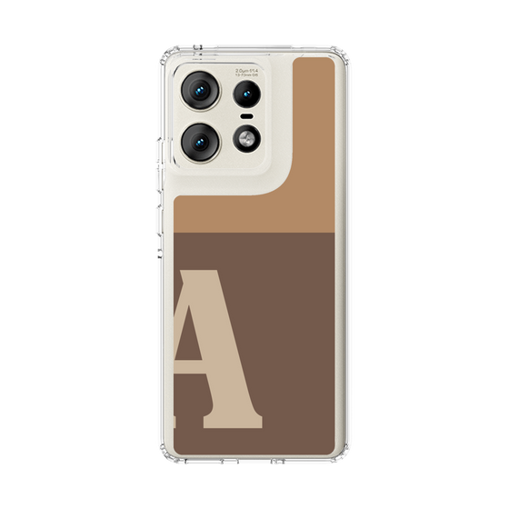 スリムプロテクションケース［ オリジナル - initial two tone - A brown ］