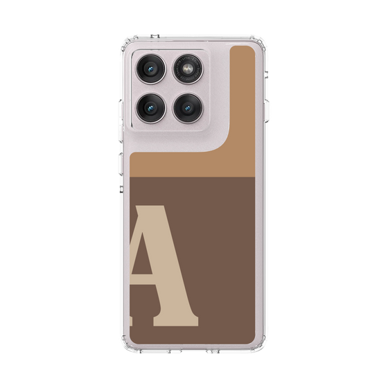 スリムプロテクションケース［ オリジナル - initial two tone - A brown ］