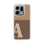 スリムプロテクションケース［ オリジナル - initial two tone - A brown ］