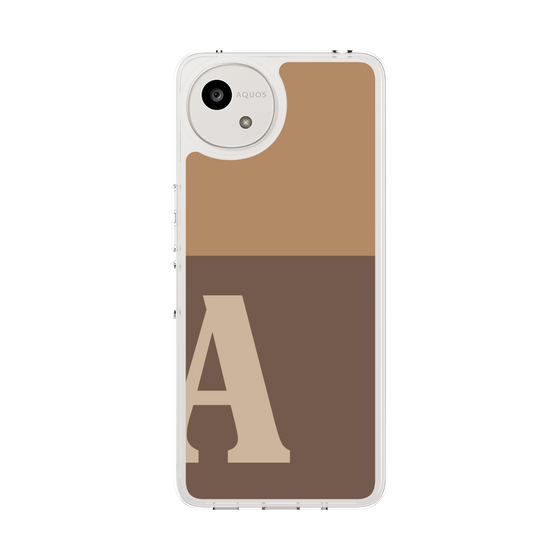 スリムプロテクションケース［ オリジナル - initial two tone - A brown ］