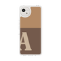 スリムプロテクションケース［ オリジナル - initial two tone - A brown ］