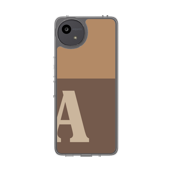 スリムプロテクションケース［ オリジナル - initial two tone - A brown ］