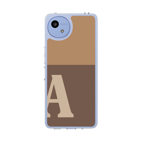 スリムプロテクションケース［ オリジナル - initial two tone - A brown ］