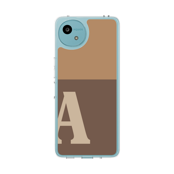 スリムプロテクションケース［ オリジナル - initial two tone - A brown ］