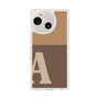 スリムプロテクションケース［ オリジナル - initial two tone - A brown ］