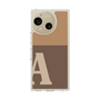 スリムプロテクションケース［ オリジナル - initial two tone - A brown ］