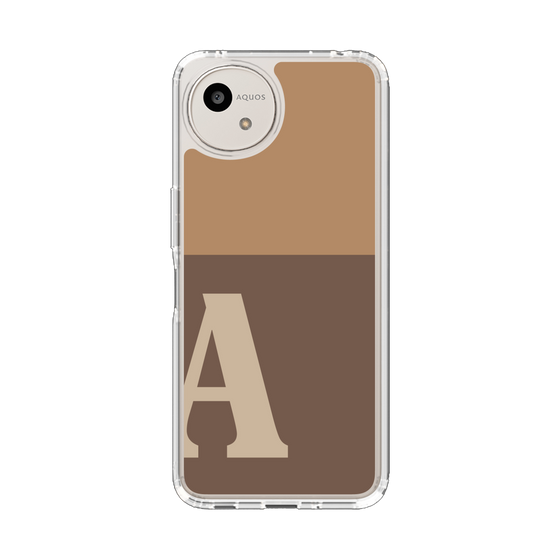 スリムプロテクションケース［ オリジナル - initial two tone - A brown ］