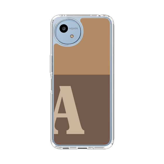 スリムプロテクションケース［ オリジナル - initial two tone - A brown ］