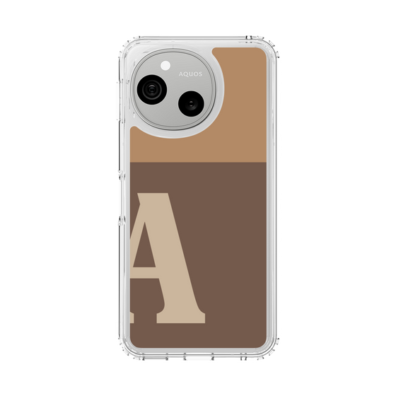 スリムプロテクションケース［ オリジナル - initial two tone - A brown ］