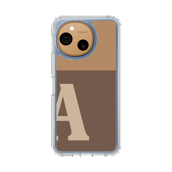 スリムプロテクションケース［ オリジナル - initial two tone - A brown ］