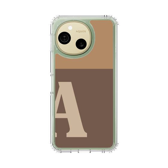 スリムプロテクションケース［ オリジナル - initial two tone - A brown ］