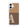 スリムプロテクションケース［ オリジナル - initial two tone - A brown ］
