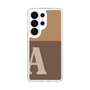 スリムプロテクションケース［ オリジナル - initial two tone - A brown ］