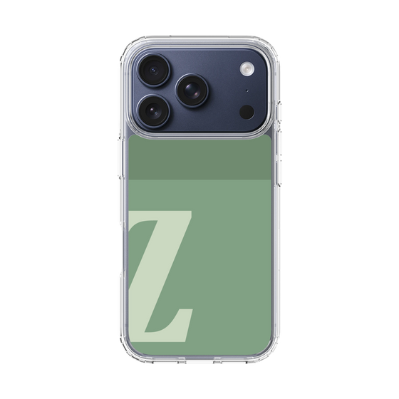 スリムプロテクションケース［ オリジナル - initial two tone - Z green ］