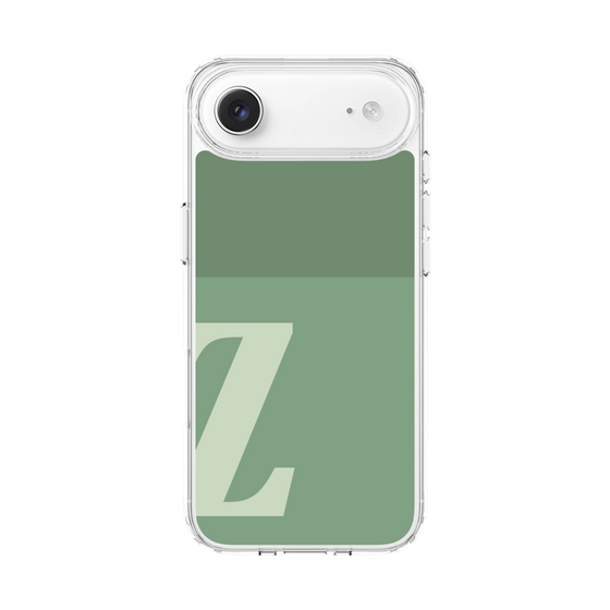 スリムプロテクションケース［ オリジナル - initial two tone - Z green ］