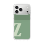 スリムプロテクションケース［ オリジナル - initial two tone - Z green ］