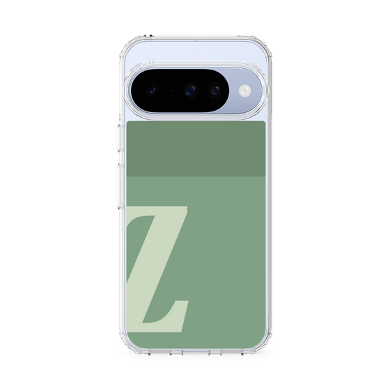 スリムプロテクションケース［ オリジナル - initial two tone - Z green ］