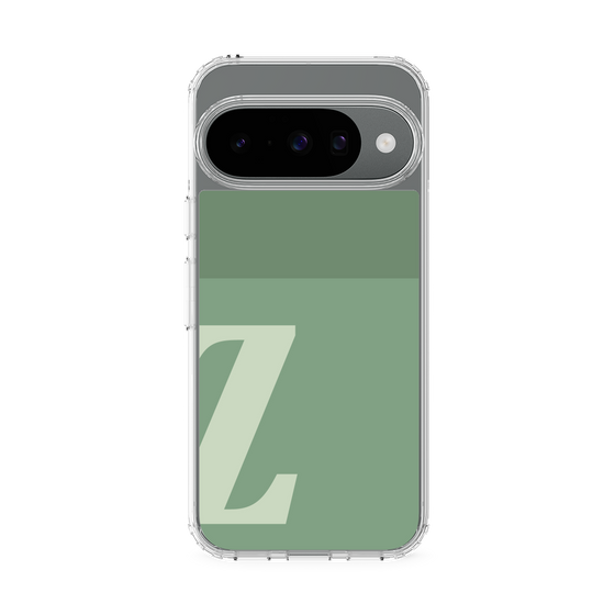 スリムプロテクションケース［ オリジナル - initial two tone - Z green ］