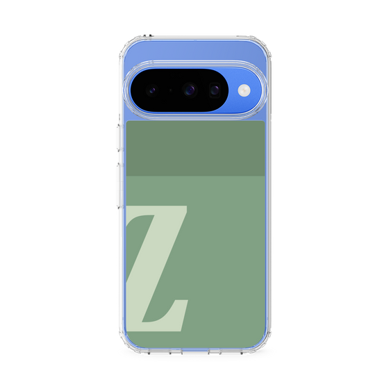 スリムプロテクションケース［ オリジナル - initial two tone - Z green ］