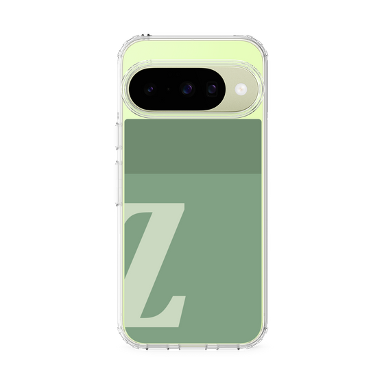 スリムプロテクションケース［ オリジナル - initial two tone - Z green ］