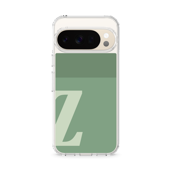 スリムプロテクションケース［ オリジナル - initial two tone - Z green ］