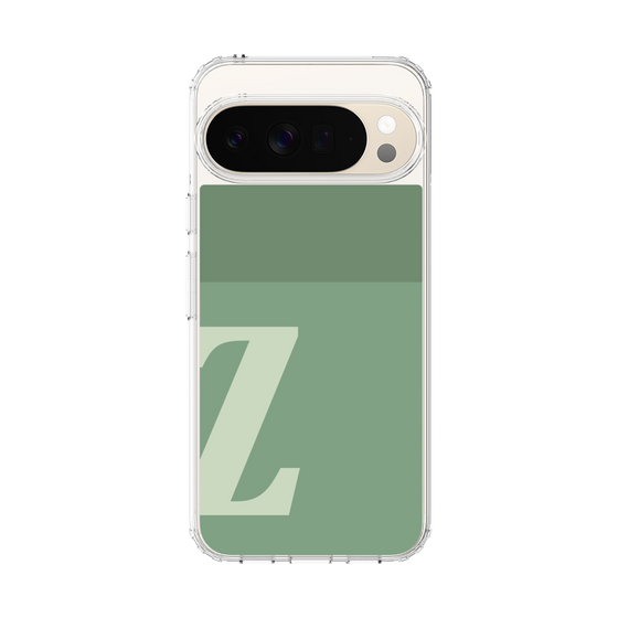 スリムプロテクションケース［ オリジナル - initial two tone - Z green ］