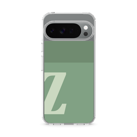 スリムプロテクションケース［ オリジナル - initial two tone - Z green ］