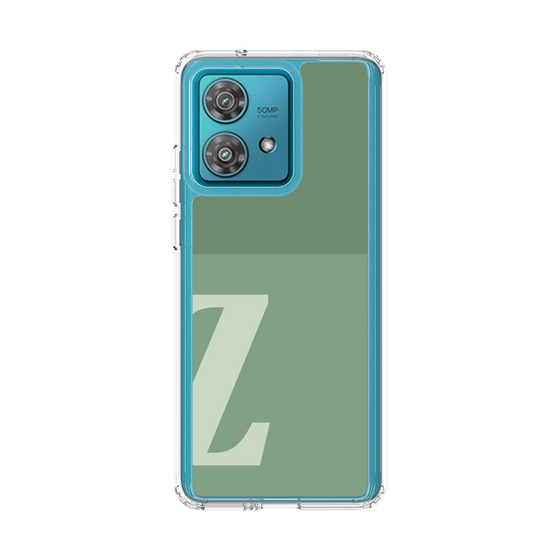 スリムプロテクションケース［ オリジナル - initial two tone - Z green ］