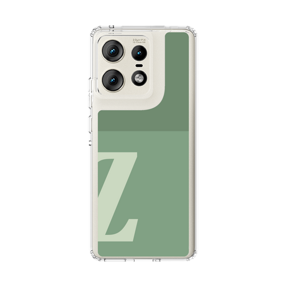 スリムプロテクションケース［ オリジナル - initial two tone - Z green ］