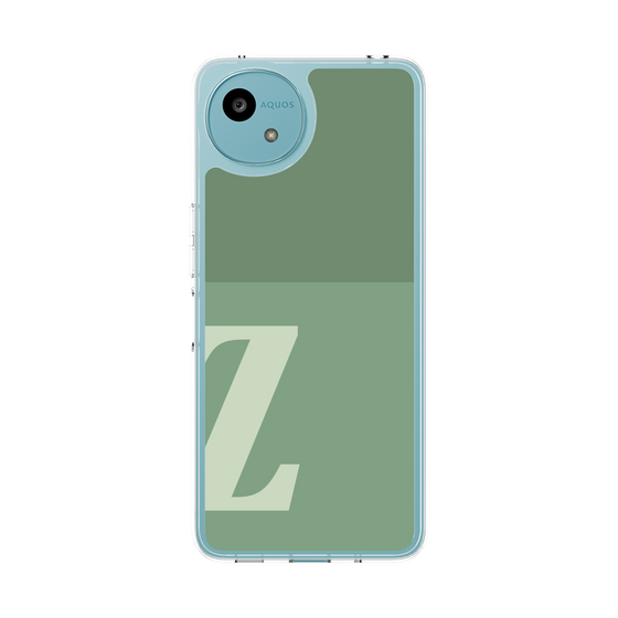 スリムプロテクションケース［ オリジナル - initial two tone - Z green ］