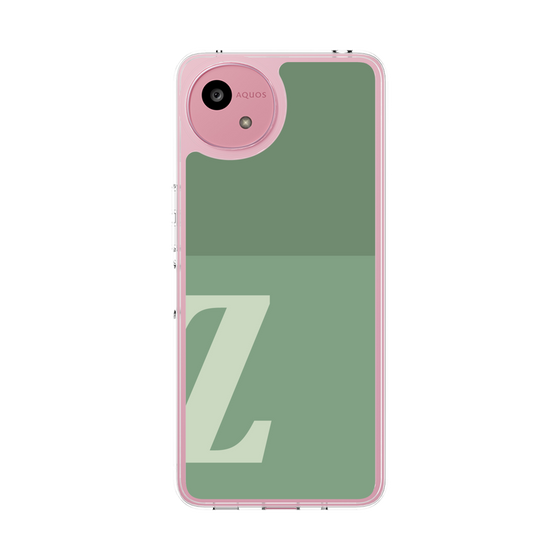 スリムプロテクションケース［ オリジナル - initial two tone - Z green ］
