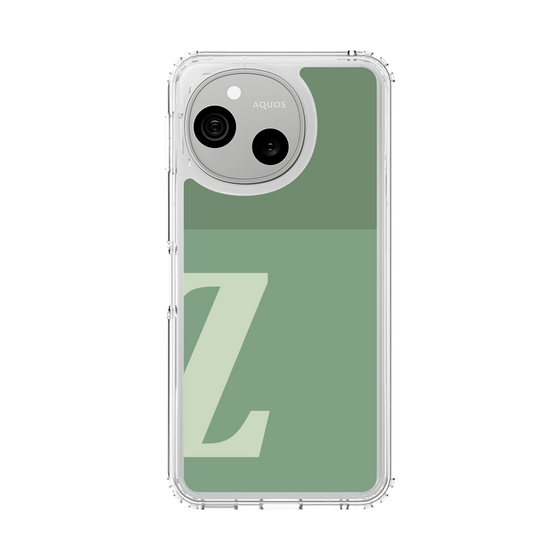 スリムプロテクションケース［ オリジナル - initial two tone - Z green ］
