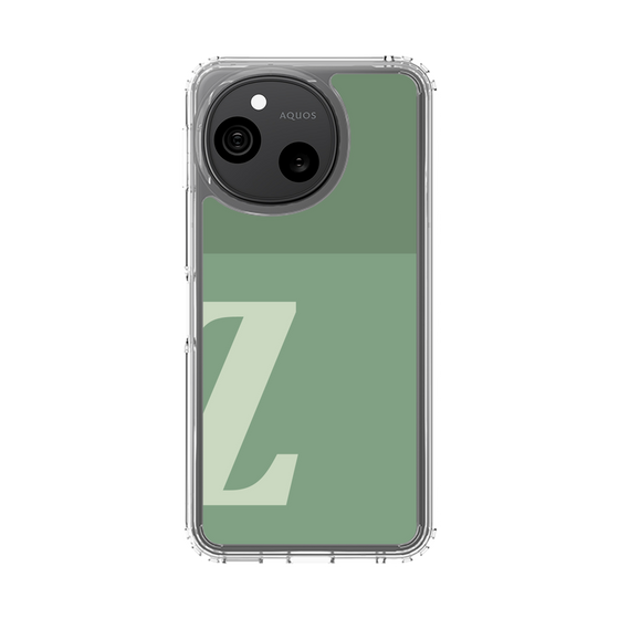 スリムプロテクションケース［ オリジナル - initial two tone - Z green ］