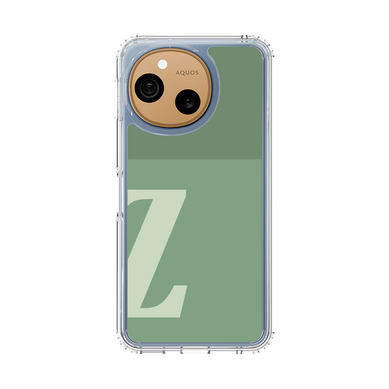 スリムプロテクションケース［ オリジナル - initial two tone - Z green ］
