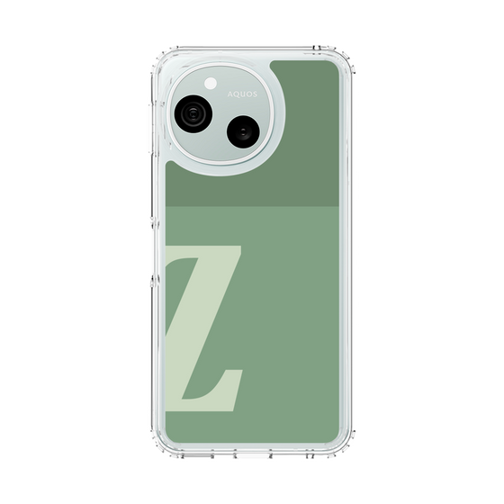 スリムプロテクションケース［ オリジナル - initial two tone - Z green ］