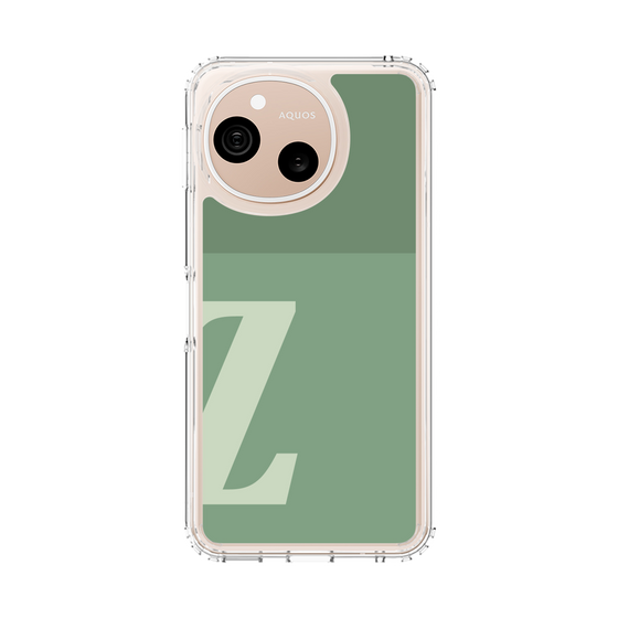 スリムプロテクションケース［ オリジナル - initial two tone - Z green ］