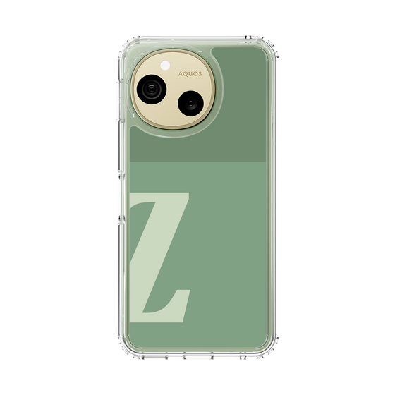スリムプロテクションケース［ オリジナル - initial two tone - Z green ］