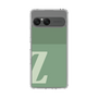 スリムプロテクションケース［ オリジナル - initial two tone - Z green ］