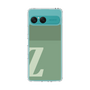スリムプロテクションケース［ オリジナル - initial two tone - Z green ］