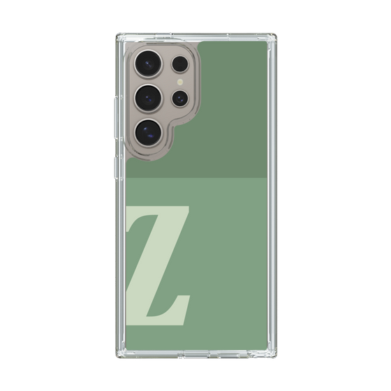 スリムプロテクションケース［ オリジナル - initial two tone - Z green ］