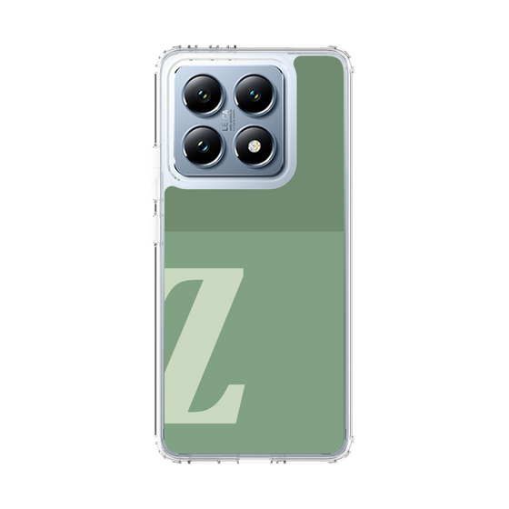 スリムプロテクションケース［ オリジナル - initial two tone - Z green ］