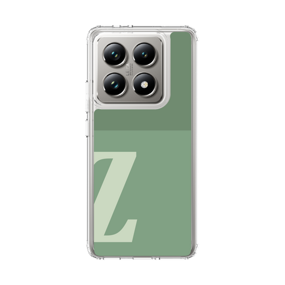 スリムプロテクションケース［ オリジナル - initial two tone - Z green ］