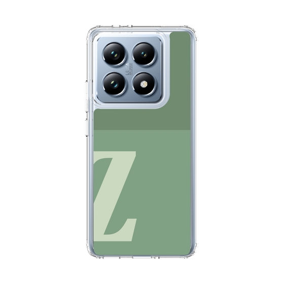 スリムプロテクションケース［ オリジナル - initial two tone - Z green ］