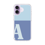 スリムプロテクションケース［ オリジナル - initial two tone - A blue ］