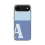 スリムプロテクションケース［ オリジナル - initial two tone - A blue ］