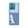 スリムプロテクションケース［ オリジナル - initial two tone - A blue ］