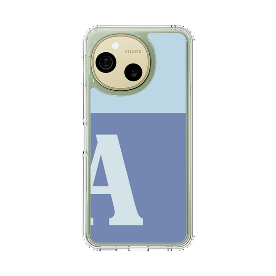 スリムプロテクションケース［ オリジナル - initial two tone - A blue ］