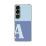 スリムプロテクションケース［ オリジナル - initial two tone - A blue ］