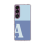 スリムプロテクションケース［ オリジナル - initial two tone - A blue ］